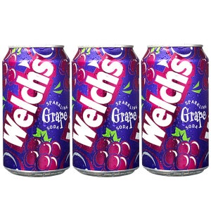 농심 웰치 소다 포도 뚱캔 355ml x 24개입