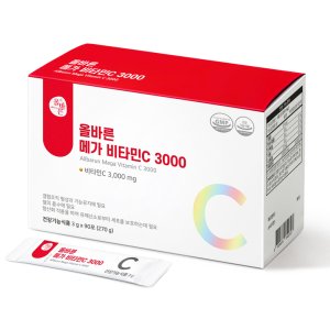 올바른 올바른 메가 비타민C 3000 90포 270g 1개