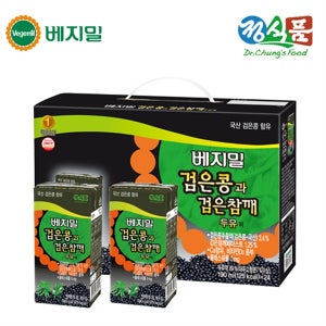 [베지밀] 베지밀 검은콩과 검은참깨 190mlx72팩