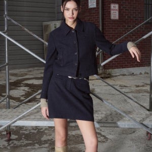 [에트몽] Collar Classic Jacket, Navy 5000963355