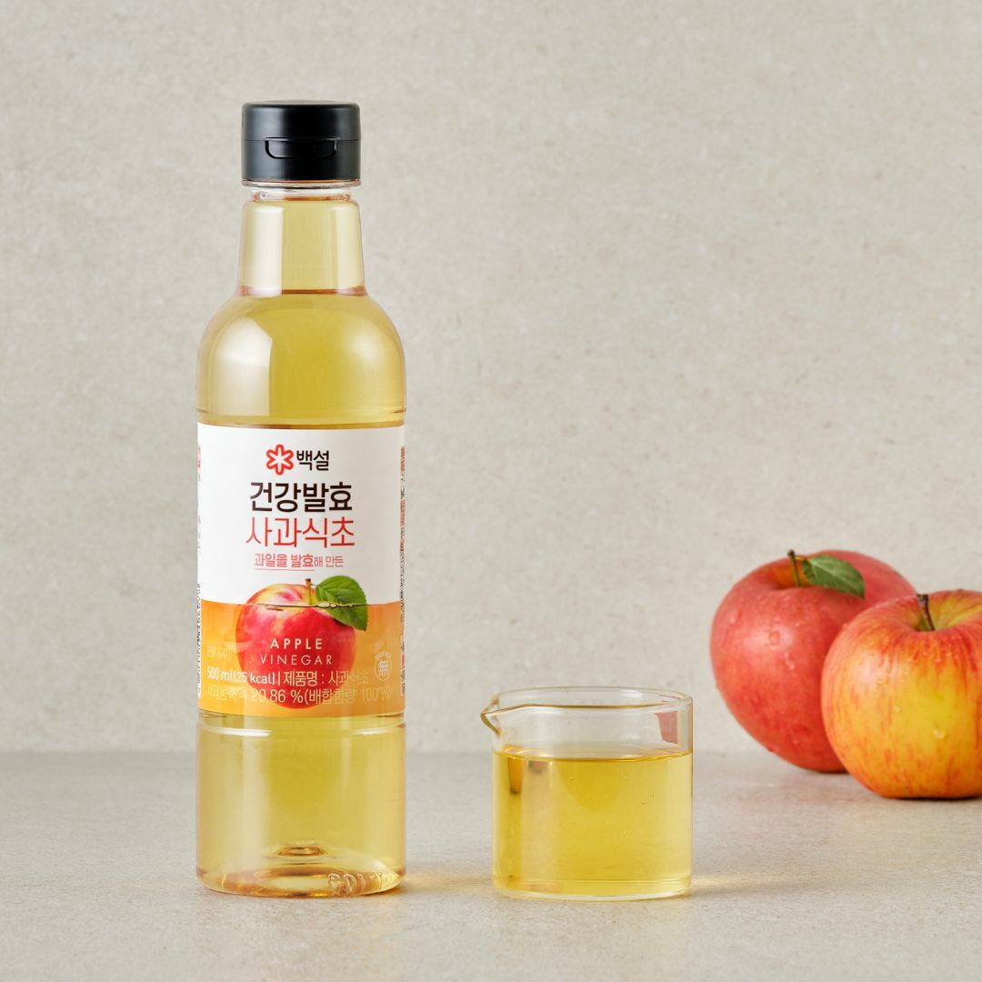 백설 건강발효 사과식초 제품 이미지