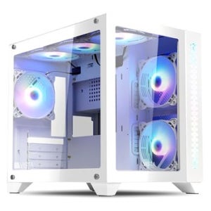 KRAFT KOREA VISTA RGB 강화유리 White (미니타워)