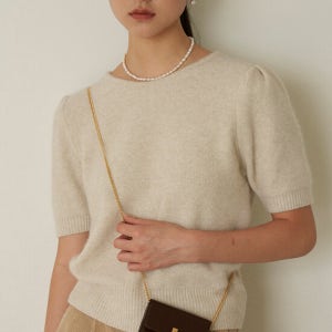 드메리엘 Volume Wallet Bag Choco Brown