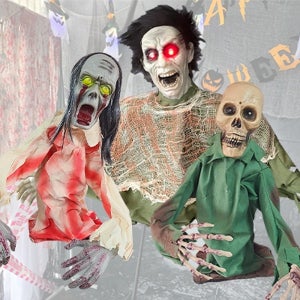 LED 호러블 인형 장식 / 할로윈 대형 공포 인형 호러 소품 장식