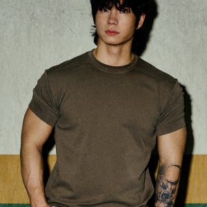 숄더 라인 머슬핏 숏슬리브 4color