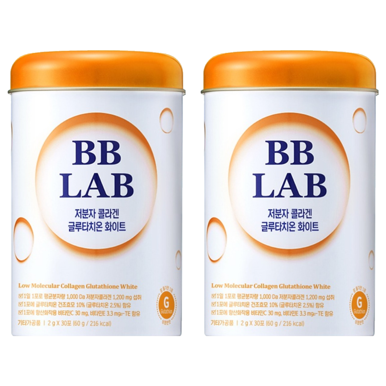 비비랩 저분자 콜라겐 글루타치온 화이트 30포, 2개