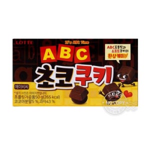 과자천국 영양간식 롯데 ABC 초코쿠키 50g