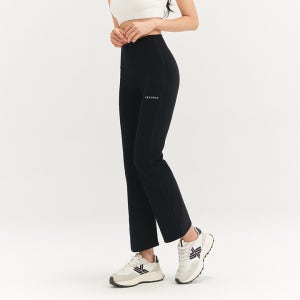 블랙라벨 시그니처 360N 기모 부츠컷 팬츠 블랙