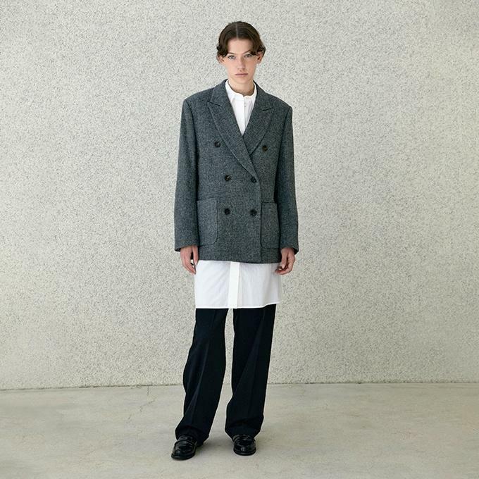 [떼뚜] double jacket (harris tweed)