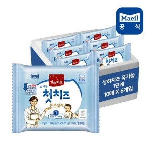 상하치즈 [보리보리]상하 유기농 첫치즈 1단계 18g x 60매