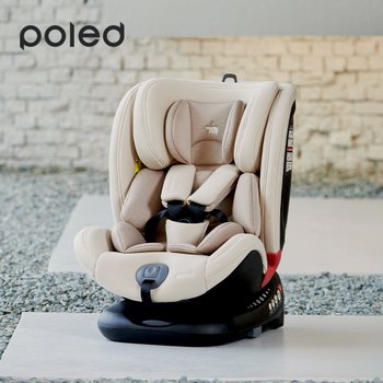 폴레드 올에이지 360 회전확장형 카시트 ISOFIX &amp; 락킹벨트  4세트  새틴실버