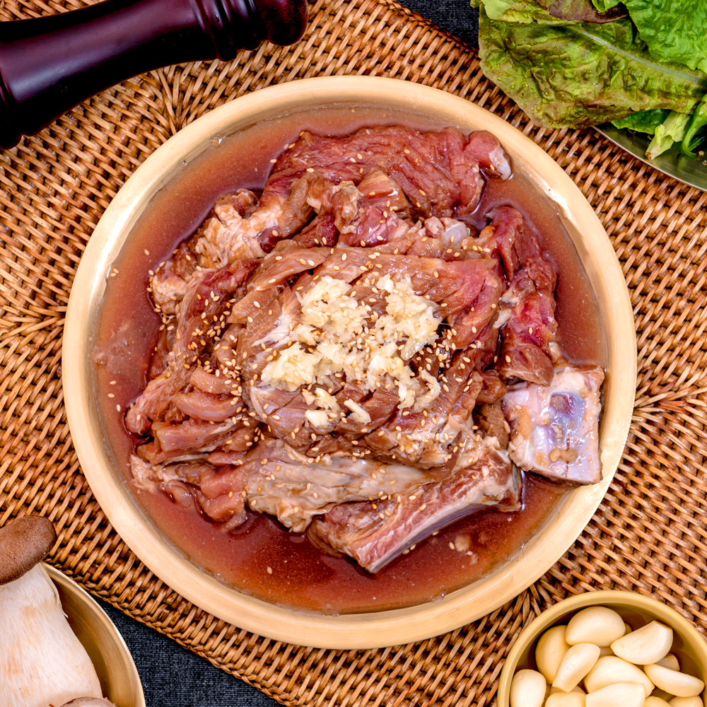 <b>밥앤</b>BaBn 양념 <b>돼지갈비</b> 국내산 한돈 600g 수제<b>갈비</b> 캠핑요리