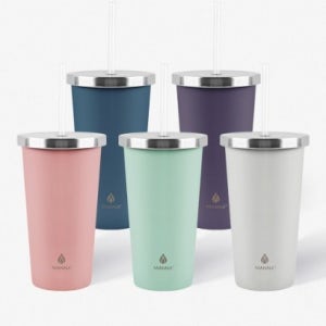2중구조 마나 칠리 빨대 텀블러 540ml