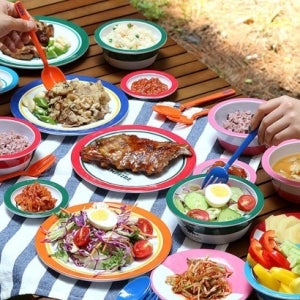 네파 비비드 캠핑식기 16P세트 감성캠핑