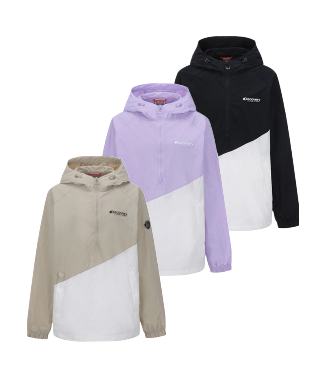 디스커버리 경량 아노락 바람막이