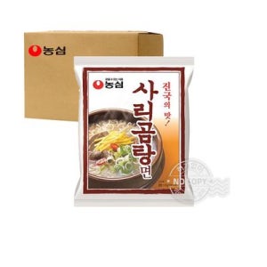 라면천국 즉석간식 [박스] 농심 사리곰탕면 110g 40입