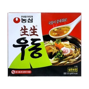 라면천국 즉석간식 농심 생생우동 253g
