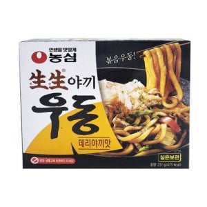 라면천국 즉석간식 농심 생생우동 데리야끼맛 251g