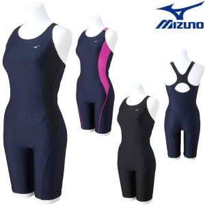 미즈노 MIZUNO 피트니스 수영복 여성 스트로크 원 올인원(피스 백) 패드 2023 가을겨울 추가 프로젝트 모델 N2JGA813