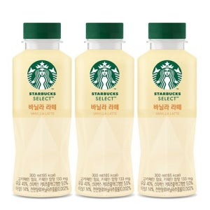 [동서식품]스타벅스 셀렉트 바닐라 라떼 300ml x 12페트 [갤러리아]