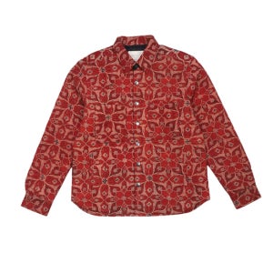 카르도 Woody Regular Fit Quilted Shirt Jacket [Rust]