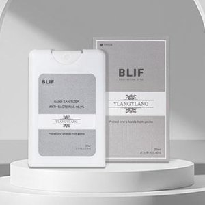 BLIF 카드형 손소독제 스프레이 20ml 일랑일랑향 관공서 기업 개업 판촉물 기념품 답례품 홍보물품 도매