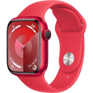 Apple 애플워치 9 GPS  41mm  (PRODUCT)RED / (PRODUCT)RED 스포츠 밴드  S/M MRXG3KH/A