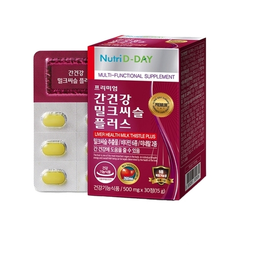 뉴트리디데이 간건강 <b>밀크씨슬 플러스</b> 500mg x 30캡슐