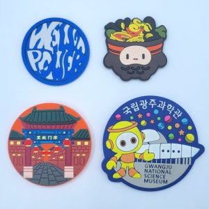 자석스티커로고 주문제작 PVC캐릭터 자석(2D-고무자석) 판촉용선물