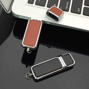 가죽usb제작 AT 가죽케이스 고급 USB 3.0 메모리 CA186 로고각인