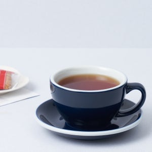 러브라믹스 커피잔 카푸 에그 코발트딥블루 180ml 6인조