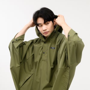 PPUYA 뿌야 사람 기능성 판초 우비 에어러블 판초