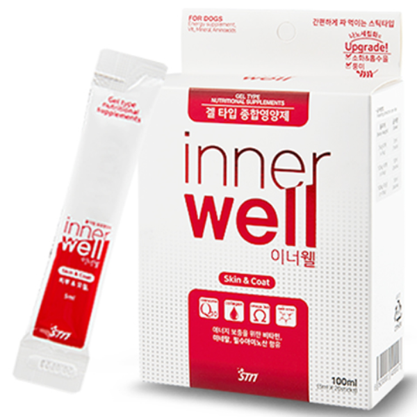 <b>이너웰</b> 강아지 영양제  20회분  피부/피모  1개