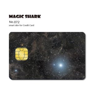 Magic Shark Matte 3M PVC Animie Skull 스티커 케이스 커버 스킨 필름 신용 카드 부채 작은 큰 칩  [40] 072  [01] Big Chip