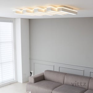 LED 베로니 거실등 200W (삼성LED 하얀불 노란불 부분점등)