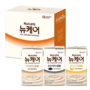 [본사공식몰] 뉴케어 미니 3종 체험팩 (미니 구수한맛/고소한검은깨/바나나맛) 대상웰라이프 환자식 환자 노인 영양식 아침 식사대용 음료 유동식 부모님 식사대용식 완전 균형영양식 빨