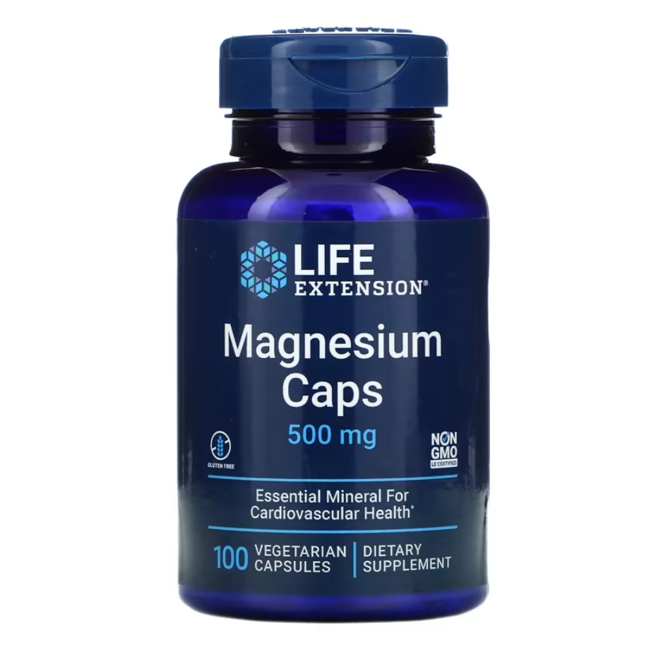 라이프익스텐션 <b>마그네슘 캡스</b> 500mg 베지테리안 캡슐  100정  1개