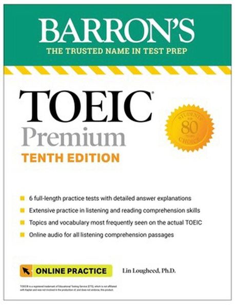 Barron’s TOEIC Premium (6 Practice Tests + Online Audio)