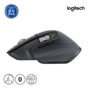 로지텍 [로지텍코리아 공식]  MX MASTER 3S 무선 블루투스 마우스 [그래파이트]
