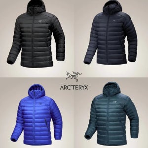 아크테릭스 세륨 후디 경량 패딩 다운 자켓 블랙 네이비 2컬러 한정 특가