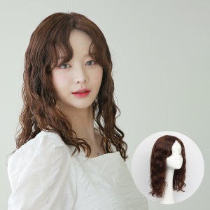 [W1050] 안젤라 히피펌 긴머리 인모 통가발