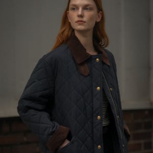 [노운베러] 3onz warm quilting jumper_Navy 5001358864
