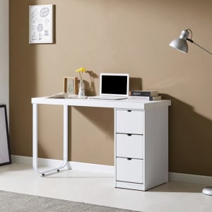 다오름 뉴다움 50T 철다리 서랍통 1200 일자책상 학생책상