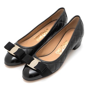 페라가모 바라 퀼팅 펌프스 VARAQ-3CM NERO 672114