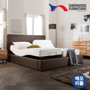 쉐우드가구 헤븐리 모션베드 가죽 전동침대 TWIN트윈(메모리폼 매트리스 S+S포함)