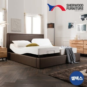 쉐우드가구 헤븐리 모션베드 가죽 전동침대 TWIN트윈(셀텍스폼 매트리스 S+S포함)