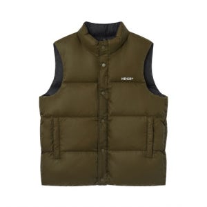 [하드기어 어패럴] 리버시블 다운 베스트 카키/블랙 HG22FWMVT03