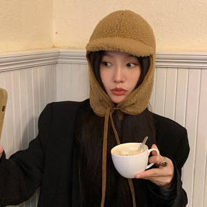 홀리지 알버스 뽀글이 볼캡 귀달이 겨울 방한 모자 트루퍼햇