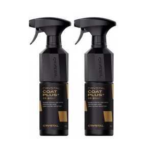 뉴 크리스탈 코트 플러스 유리막 코팅제 500ml(2개) 광택제 세차용품