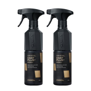 뉴 크리스탈 코트 플러스 유리막 코팅제 500ml(2개) 광택제 세차용품